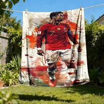 1 vnt. Bieber, Koliažas Lauko minkštas pledas Itin pliušinis, Šiltas, Universalus ir lengvai prižiūrimas stovyklavimui, ir 80x120cm