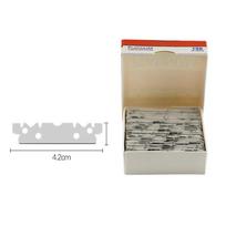 100pcs Razor Blades Brand Stainless Steel Single Sided Razors Blades For Manual Shaving Razor Hair Knief Blades Professional