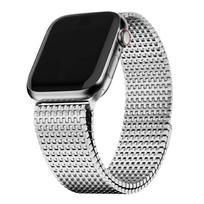 Magnetic Band For Apple Watch 11 10 9 Ultra 3/2 49mm 46 45 41mm 42mm Luxury Milanese Link Strap For iWatch Series 6 5 SE 40 44mm 38mm 40mm 41mm sidabras