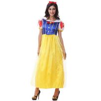 Halloween Snow White Costume Adult Masquerade Performance Costume Princess Dress Stage Performance Costume Skirt Support Set One size