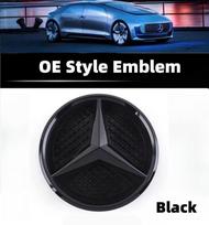 3D Automobilio Grotelių Emblema Žvaigždės Ženklelis Priekinių Grotelių Logotipas Mercedes Benz W204 W205 W213 X253 A B C E S CLA GLB GLC GLE GLS Priedai A-W176 2013-2018
