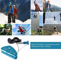 Climbing Rope Grab Fall Arrest Protection Belay Device UltralightRope Grab for Rock Climbing Mountaineering Tree Arborist CN