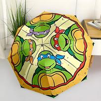 1pc Pizza Turtles TMNT Auto Folding Umbrella, Compact 8-Rib Design, Durable Plastic & Iron, Lightweight for Outdoor Daily Use,  a0929132