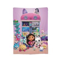 Animacinis mielas Gabby lėlių namelio pledas Fleece Pavasaris Ruduo Nešiojamas lengvas apklotas namams Sofai Lovatiesės 30x40in