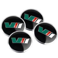 4 vnt. 56/60 mm Automobilio lipdukai Ratų centriniai dangteliai Lipdukai Dekoracija Skoda VRS Octavia A5 A7 Fabia Superb Kamiq Rapid 56mm style2