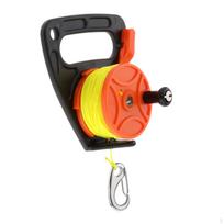 Scuba Diving Reel Kayak Anchor for Wreck Exploration Snorkeling Spear Cave Dive black 46m