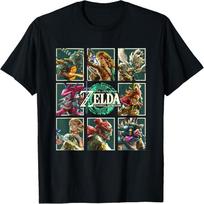 The Legend of Zelda Tears Of The Kingdom Character Boxes Marškinėliai S juoda