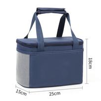 Large Insulated Picnic Bag with Ice Pack & Aluminum Foil - Thickened Portable Lunch/Bento Bag