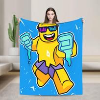 S- Saulėtas Ir M-Melionas Antklodė Kokybiška Super Šilta Mesti Antklodę Rudens Stovyklavimas Sofa Lova Madingas Patalynė 30x40in