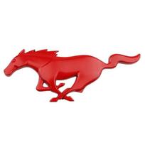 1 vnt. 3D žirgo logotipas Metalinis automobilio priekinės gaubto lipdukas Mustang, Focus, Mondeo, ROUSH, SHELBY, GT, GT500, galinės bagažinės emblemos lipdukai