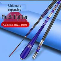 Ultra-Thin High Carbon Crucian Carp Hand Fishing Rod - Super Hard, Wild All-Around Rod, 28/19 Tone, Hot Seller Thin 28 Tone 2.7m + Fishing Package