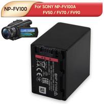 Įkraunama ličio baterija SONY HDR-CX700E 220E 680E AX700 PJ760E XR550E PJ580E XR150e XR160E NP-FV100A FV50 FV70 FV90 FV100 kamerai