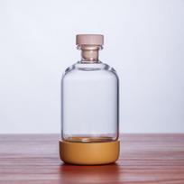 Spalvoti dugniniai sulčių ir vyno mirkymo buteliai naminiam vaisių vynui, barmenių reikmenims, tušti buteliai su unikaliu dizainu alkoholiui 1PCS