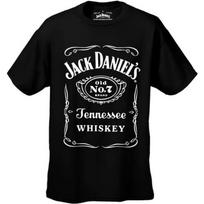 Jack Daniel's Oficialūs _Classic Label_ Vyriški marškinėliai #66 (Didelis) [Apranga] S įvairiaspalvis