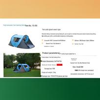 5-Person Foldable Automatic Tent: Large, Waterproof, Sun-Protective, No Installation Needed for Outdoor Camping Standard (Taped Waterproof)