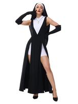Helovino Suaugusiųjų Kostiumas Cosplay Velykos Vienuolė Vienuolynas Mergelės Suknelė Seksuali Uniforma S