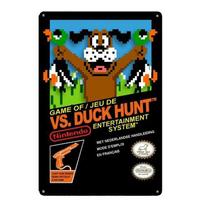 1pDuck Hunt Nintendo Nes Retro Video Game Metal Poster Tin Sign 20*30cm 20x30cm（7.8x11.8inch）