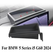 For BMW 5 Series i5 G60 2024 Central Control Navigation Behind Screen Storage Box Dash Organizer Tray Accessories juoda