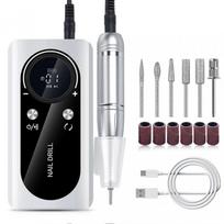 45000RPM Nail Drill Manicure Set Professional Manicure Pedicure for Hand for Shaping Buffing Removing Gel Nails rožinė