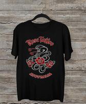 NAUJAS Rožės Tatuiruotė Tatts Amžinai Dovana Šeima Juoda Visų Dydžių Marškinėliai AH1861 Unisex T-Shirt S