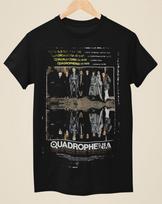 Quadrophenia - Filmo plakato įkvėptas unisex juodi marškinėliai Unisex marškinėliai S