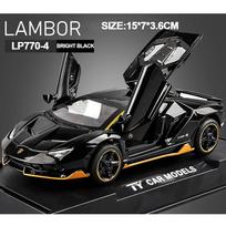 1/32 Automobilių Žaislai Mastelio Lambor LP770 Metaliniai Modeliniai Automobiliai Lydinio Automobiliukai Žaislai Dovana Berniukams Traukiamas Atgal Šviesos Muzika Vaikų Automobilis