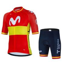 2026 Movistar Vasaros Pro Komandos Dviratininko Džersio Rinkinys Vyrams Dviračių Drabužių Kostiumas Kvėpuojantis Kalnų Dviratininko Drabužiai Maillot Ciclismo Hombre S