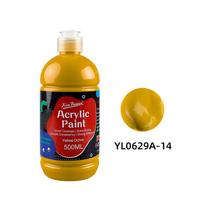 500ml Acrylic Paint Set for Wall Painting Coloring Art Student Texture DIY Graffiti Shoes Water-Based Art Supplies 14 Colors balta