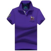 STORN vyriški marškinėliai polo Vienspalviai didelio dydžio marškinėliai polo vyrams Laisvalaikio trumpomis rankovėmis su apykakle ir sagomis Siuvinėti Violetiniai Raudoni Balti 6XL M oranžinė
