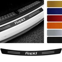 Automobilio galinio buferio bagažinės apsauginė nuo įbrėžimų lipdukas Skoda Octavia VII Rapid Fabia Kodiaq Scala Karoq Kamiq Superb priedui 90cm x 7cm