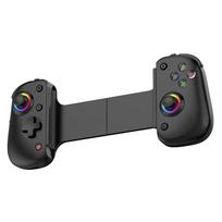 Belaidis teleskopinis žaidimų valdiklis BT mobiliojo telefono žaidimų pultelis Hall efekto vairas skirtas Android/iPhone/PS3/PS4/Switch/XBOX/PC juoda
