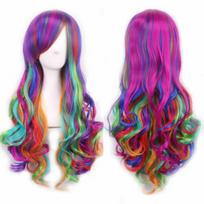 Applejack My Little Pony Fluttershy Rarity Pinkie Pie Rainbow Dash Universali Cosplay perukas moterims blue