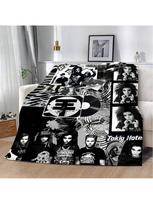 Tokio Hotel Grupės Spausdintas Antklodė Pikniko Antklodės Šiltas Antklodė Minkštas Ir Patogus Antklodė Namų Kelionės Gimtadienio Dovana 75X95CM pilka spalva