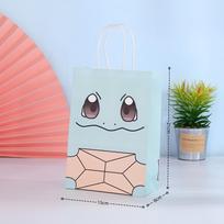 Pokemono dovanų maišeliai Gimtadienio vakarėlio dekoracija Pikaču saldainių popieriniai maišeliai Smulkmenos sausainių pakuotė Vaikų berniukų dovanėlės Vakarėlio reikmenys 1pcs
