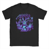 Springtrap FNAF At Freddy's   Vyriški marškinėliai Medvilniniai Retro Trumpomis Rankovėmis Apvalia Kaklo Iškirpte Didelio Dydžio Grafiniai Marškinėliai XL gray