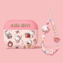 AirPods Pro 3 KT Cat Case with Heart Lanyard