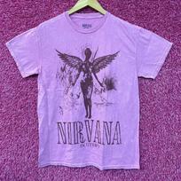 Nirvana Pink Monochrome In Utero Rock T-shirt XL