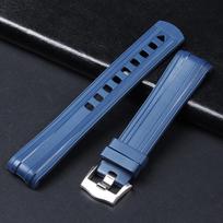 20mm Soft Silicone Watch Strap for Omega for Seamaster 300 Watchband Men Women Curved End Diving Rubber Sport Watch Bracelet 20mm juoda