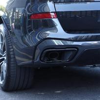 A51K-Skirta BMW X5 G05 Automobilio Išmetimo Sistemos Duslintuvo Uodegos Vamzdelio Apdailos Dangtelis Nerūdijančio Plieno Išorinės Dalys Rinkinys juoda