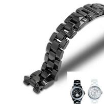 ONEFor J12 keramikos apyrankė aukštos kokybės moteriškas vyriškas laikrodžio dirželis Madinga apyrankė Su sulankstomu sagtuku juoda balta 16mm 19mmMN 19mm balta