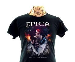 Epica Grupės Juodi Medvilniniai Marškinėliai VISI dydžiai S-5XL Unisex SN255 Unisex Marškinėliai M