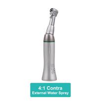 Dental LED Fiber Optic Handpiece 1:1/1:5/20:1/1:4.2 E Type Straight Nose Contra Angle Handpiece Dentistry Equipment Tools 10:1 sidabras
