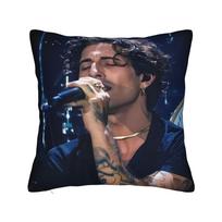 Damiano David Pillow Case  Square Pillow Cover Fashion Cushion Cover For Office Car Home Decor 30cmx30cm