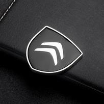 Metalinė automobilio lipdukas Auto kėbulo bagažinės šoninio lango dekoras Emblema Lipdukas Citroen Celysee C6 C3 C5 C1 C2 C4 Picasso Cactus Berlingoor juoda