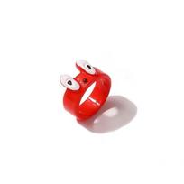 SpongeBob SquarePants Patrick Star Painted Ring Octopus Brother Crab Boss Series Children's Cartoon Girlfriend Live