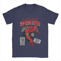 Žmogus-voras Spiderman Filmo Retro Komiksų Vyriški Moteriški Marškinėliai Kūrybiški Marškinėliai Apvaliu Kaklu Marškinėliai Medvilniniai Gimtadienio Dovana Viršutiniai Drabužiai 3XL
