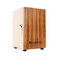 BEATORA Medinis Cajon Dėžutės Mušamasis Instrumentas su Virvelėmis