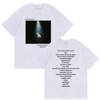 Ariana Grande Naujųjų Metų Albumo „Brighter Days Ahead“ Teminis Spausdintas Marškinėlis Medvilninis Laisvo Kirpimo Unisex Streetwear Vintage Viršutinė Dalis S