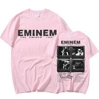 Raperio Eminemo Muzikinio Albumo Marškinėliai Pasaulinės Ekskursijos Dovana Gerbėjui Marškinėliai Vyrams Moterims Medvilniniai Trumpomis Rankovėmis Medvilniniai Marškinėliai Tee Drabužiai Viršutiniai Drabužiai S