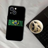 Brazil Brazilian Flag Phone Case For iPhone 17,16,15,14,13,12,11,Pro,XS,Max,XR,Plus,E,SE4,Mini Black Soft Cover iPhone11